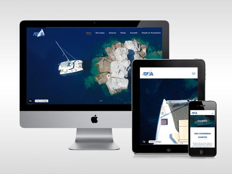 Sito web Idea Catamaran Charter